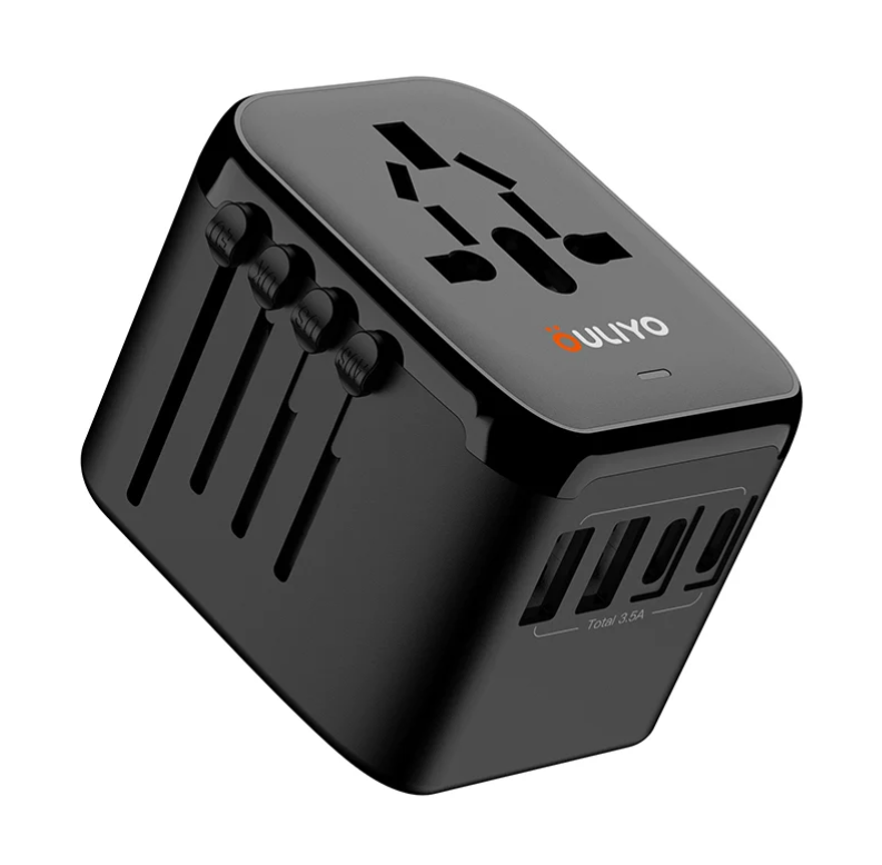 Global Universal Power Adapter Plug for Worldwide Use