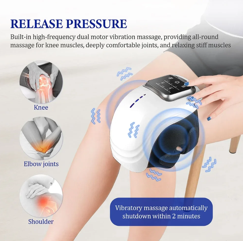 Smart Hot Compress Knee Massager for Relaxation & Relief
