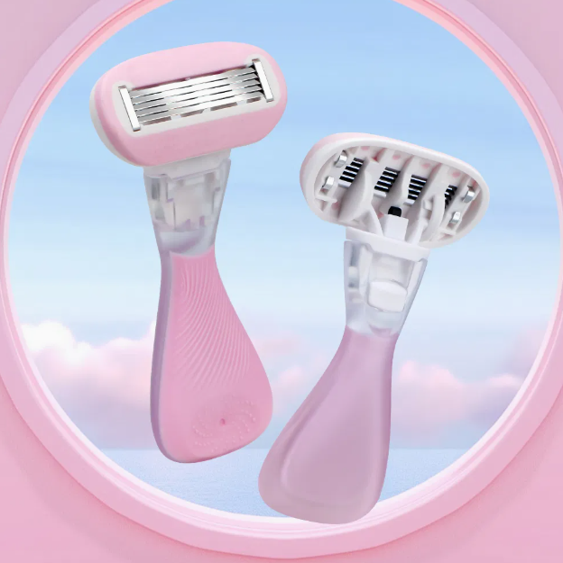 Mini Women Razor with 5 Stretch Bending Blades