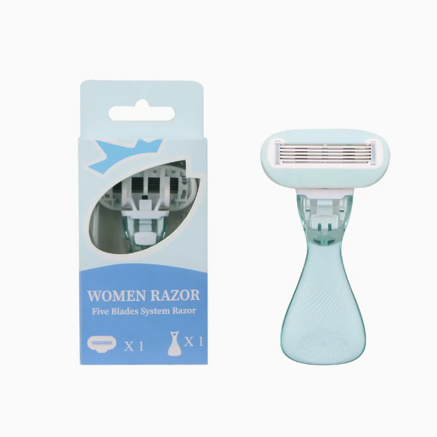 Mini Women Razor with 5 Stretch Bending Blades