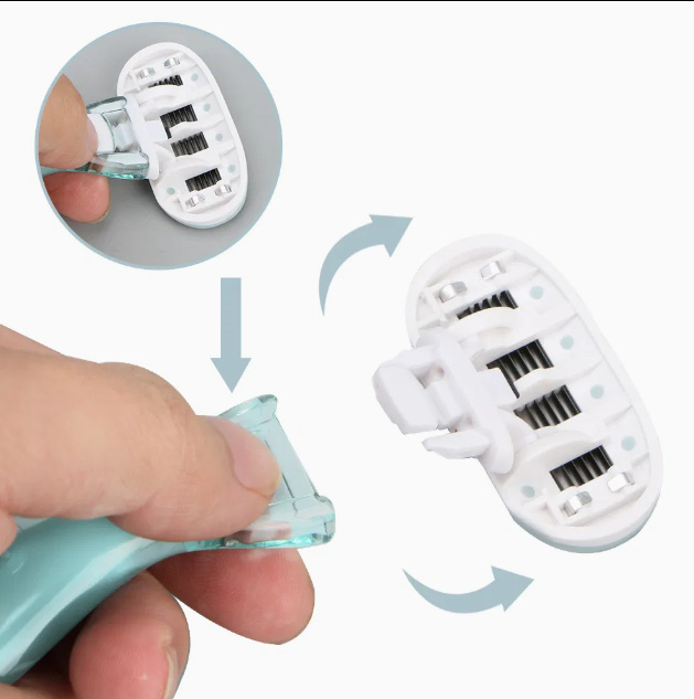 Mini Women Razor with 5 Stretch Bending Blades