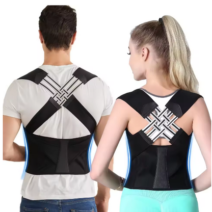 Customizable Posture Correction with Camel Straps for Adults