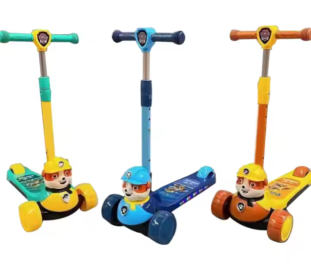 3-Wheel Kids Scooter Adjustable Height for Children (2-8 Years)