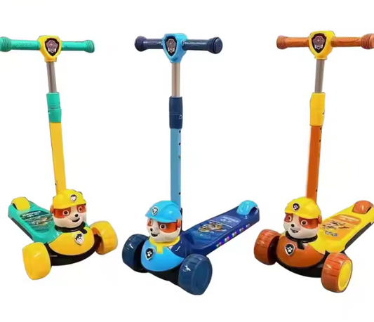 3-Wheel Kids Scooter Adjustable Height for Children (2-8 Years)