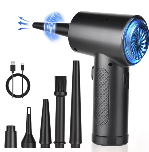 Portable Air Duster 51000RPM Cordless Blower for PC Cleaning