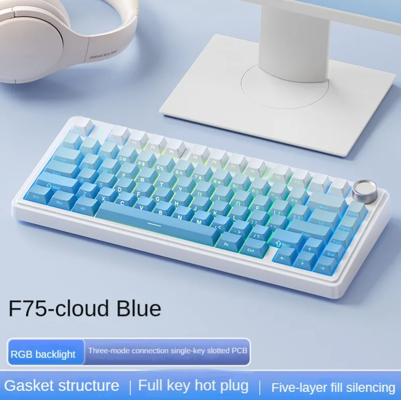 F75 80-Key Mechanical Keyboard - Compact & Responsive