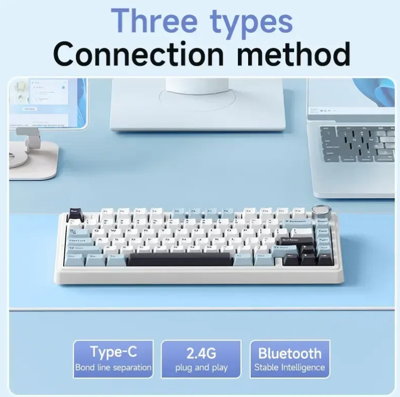 F75 80-Key Mechanical Keyboard - Compact & Responsive