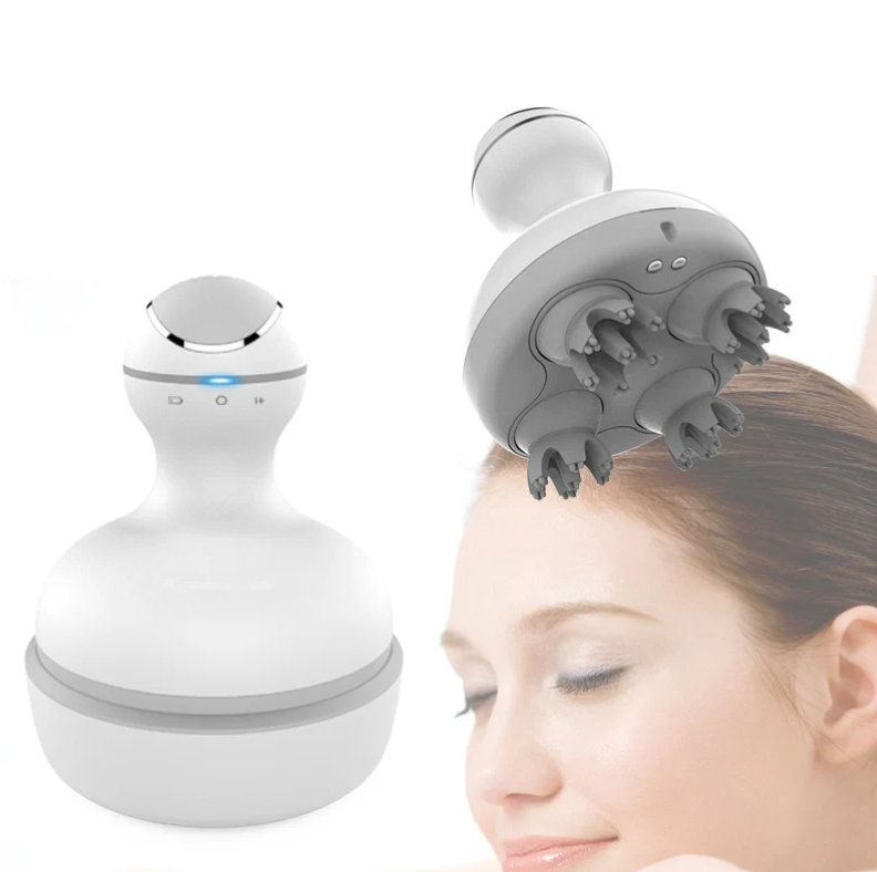 Wireless Waterproof Electric Head Massager for Relaxation