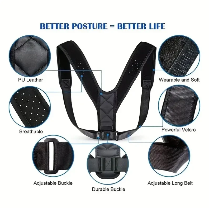 Adjustable Posture Corrector Spine & Clavicle Support
