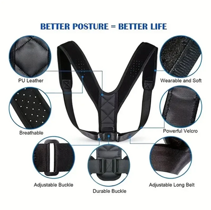 Adjustable Posture Corrector Spine & Clavicle Support