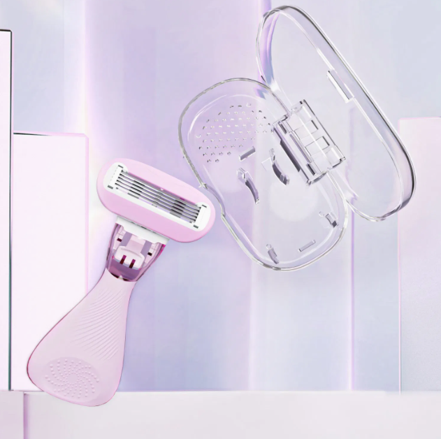 Mini Women Razor with 5 Stretch Bending Blades